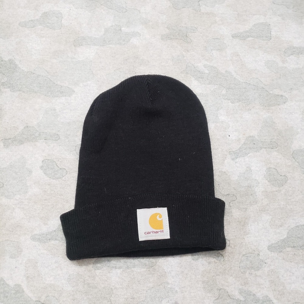 Carhartt Beanie Mens One‎ Size Fits All Black Workwear
